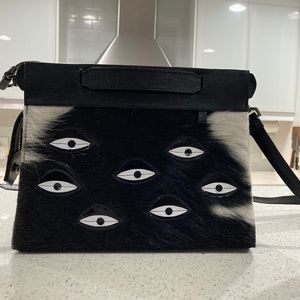 Min and Mon Vali Crossbody Handbag in Black and White